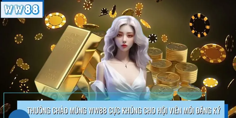 Thưởng Chào Mừng WW88 Cực Khủng Cho Hội Viên Mới Đăng Ký